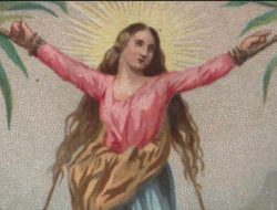 Benar Ada Santa Corona Pelindung Pandemik