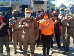 Pol PP Kabupaten Kupang Amankan Ibu-Ibu Bermasker