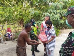 Gowes Bersama Dandim 1604/Kupang Sambil Berbagi Sembako di Bulan Puasa
