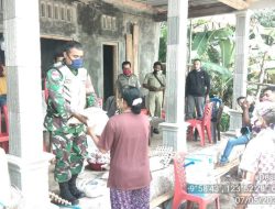 Babinsa Koramil 1604-05/Camplong Kembali Salurkan Bantuan Untuk Warga