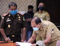 Usai Pembukaan, Pemkot – Kejari Kupang Langsung Tandatangi MOU Covid-19