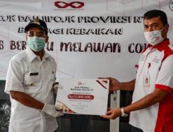 OJK NTT  Salurkan Bantuan Senilai 100 Juta Rupiah Kepada Pemkot Kupang.