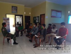 Sertu Cristovao Lopes Gelar Komunikasi Sosial dengan warga Lasiana