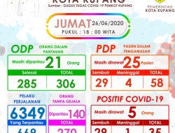 Angka Positif Covid-19 Capai 35 Kasus, Yang Sembuh 29 Kasus