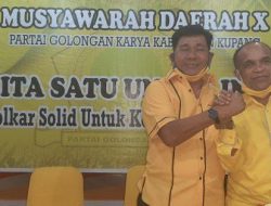 Siapa Bakal Pimpinan Golkar Kabupaten Kupang, Jerry Manafe Atau Daniel Taemenas, Tergantung DPP