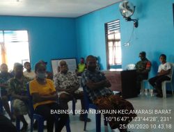 Babinsa Koramil 1604-04/Amarasi Lakukan Pendampingan Pembagian BLT Tahap II