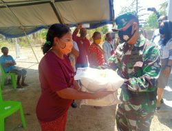 Hadiri Penyaluran Bantuan Beras, Ini Kata Kasdim 1604/Kupang