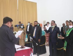 Lantik Pengawas PDAM Kabupaten Kupang, Ini pesan Wakil Bupati