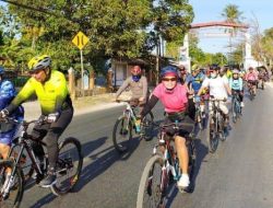 Wagub NTT Gowes ke Sulamanda, Ajak Masyarakat Hindari Covid-19
