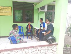 Jelang Natal 2020 dan Tahun Baru 2021, Babinsa Ajak Masyarakat Jaga Kambtibmas