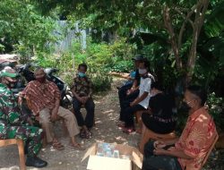 Babinsa Ajak Masyarakat Jaga Situasi Nataru 2021