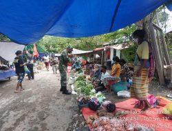 Cegah Penyebaran Covid-19, Babinsa Himbau Masyarakat Waspada