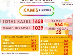 Kota Kupang Tambah 227 Kasus