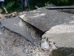 Intensitas Hujan Tinggi, Jembatan Oelomin Ambruk
