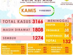 Positif Covid-19 di Kota Kupang 103