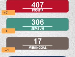 407 Positif, Yang Sembuh 306