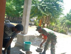 Babinsa Ini Disambut Baik Masyarakat oematnunu. Simak !!