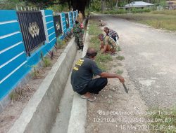 Semangat Gotong Royong, Wujudkan Desa Oebesi Yang Nyaman