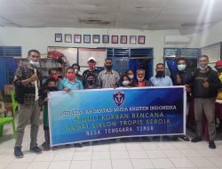 Tebar Kasih Kepada Korban Seroja  di Amarasi, Ini yang Dilakukan DPP GAMKI   