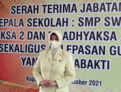 SMP Adhyaksa Ganti Kepsek, Ini Pesan Ketua IAD NTT