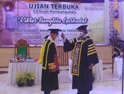 Resmi, Gubernur NTT Sandang Gelar Doktor.   