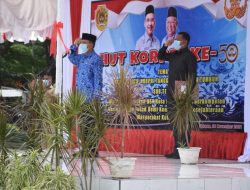 Pimpin Upacara HUT Ke- 50, Walikota Apresiasi Kontribusi Korpri Hadapi Covid
