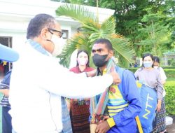 Sambut TIM Peparnas XVI NTT Tahun 2021, Wagub:”Saya harus Katakan Kalian Luar Biasa”