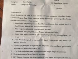 PLT Lurah Oenesu Semena-Mena, LPA – LPM Mengadu Ke Bupati, Tidak Ditanggapi, Kantor Lurah Disegel