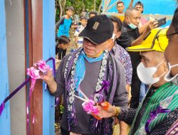 Bupati Resmikan Sarana Air Bersih, Ini Komentar Kades Besmarak !!