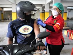 PSMTI Terapkan Drive Thru Vaksinasi, Wawali:”Ini Baru Pertama”