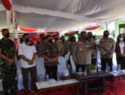 Wakil Bupati Kupang – Wakapolda NTT, Tinjau Vaksinasi Massal