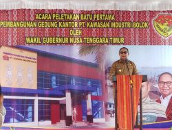 Lakukan Peletakan Batu Pertama Kantor KIB, Ini Kata Wagub NTT