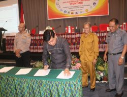 Ada Penandatanganan Komitmen Bersama, di Akhir Kegiatan Rembuk Stunting