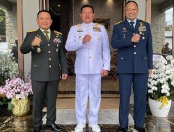Realisasikan Harapan Presiden, Pimpinan Tiga Matra TNI Bertemu