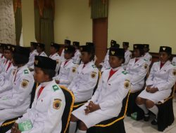 Audiens Dengan Anggota Paskibraka, Bupati Sebut, Anda Mutiara Kecil Dari Timur