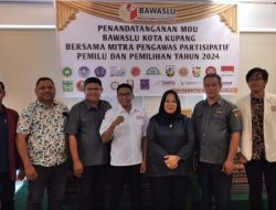 Punya Keterbatasan Dalam Pengawasan, Bawaslu – SMSI Kota Kupang Teken MoU