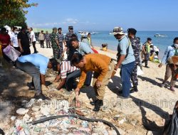 TNI AL, Penjabat Wali Kota Turun ke Pantai Pasir Panjang, Ada Apa ?