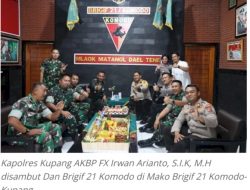 Kapolres Pimpin Tim “Serbu” Brigif 21 /Komodo, Ada apa ?