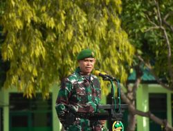 Kasiren Korem 161/WS, Pimpin Upacara Akhir Bulan