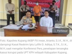 Pegawai Dinas Kehutanan Kabupaten Kupang Jadi Tersangka, Kasusnya Sungguh Memalukan !!
