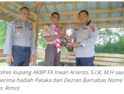 Pataka Pramuka Tunas Kelapa, Untuk Kapolres Kupang