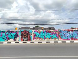 Street Jamming Seni Graffiti dan Mural Pemuda Kota Kupang dan Jogja