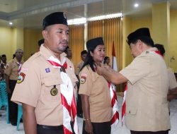 Lantik Mabigus Pramuka kabupaten Kupang, Ini Yang Ditegaskan Wakil Bupati