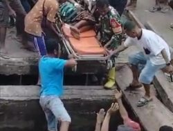 Jembatan Oelatimo Putus, Evakuasi Ibu Melahirkan Terhambat