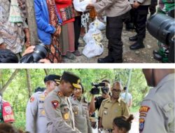 Sambangi Korban Bencana di Desa Nunkurus, Kapolda NTT Bawa Ini !!
