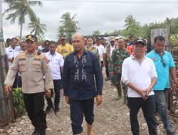 Bupati Kupang Sambut Gubernur, di Lokasi Bencana