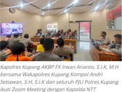 Kapolda NTT Canangkan Program TJPS, Kapolres Kupang Nyatakan Dukungan