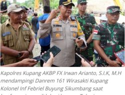 Kapolres Kupang, Ikut Dalam Rombongan Danrem 161/Wira Sakti Kupang