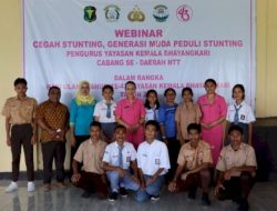 Peduli Stunting, Bhayangkari Cabang Kupang, Gelar Webinar Bersama Generasi Muda