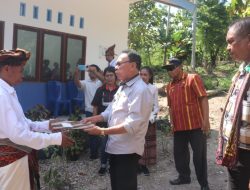 Bupati Kupang Resmikan, Satu Lagi SMPN di Amarasi